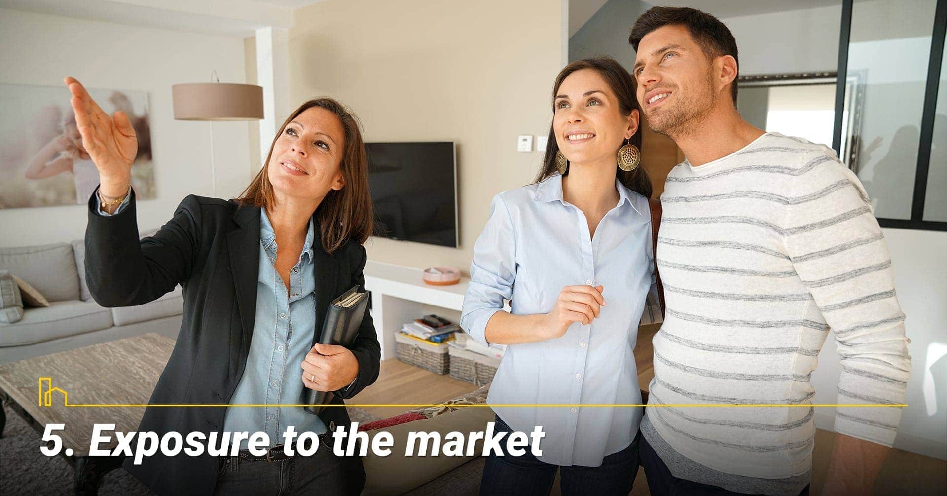 Exposure to the market, marketing strategy