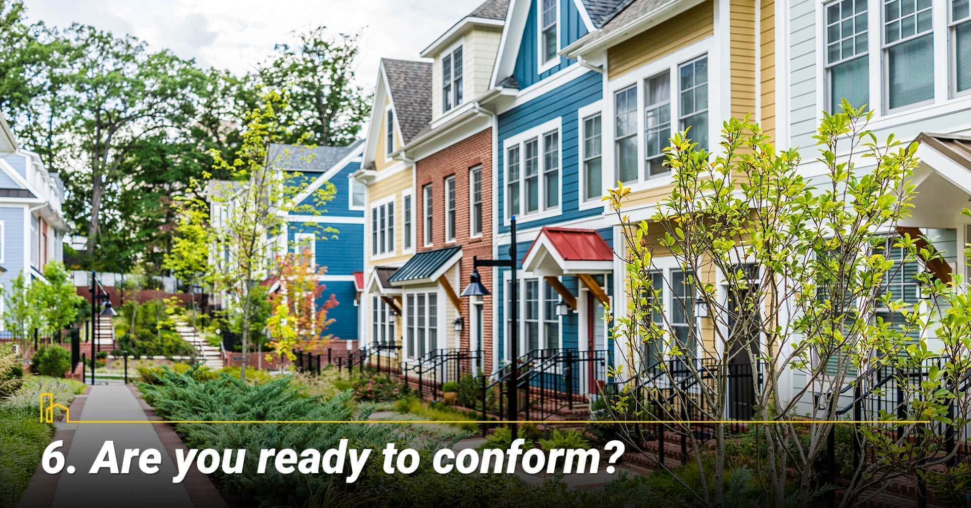 Are you ready to conform? follow association rules Are you ready to conform? follow association rules