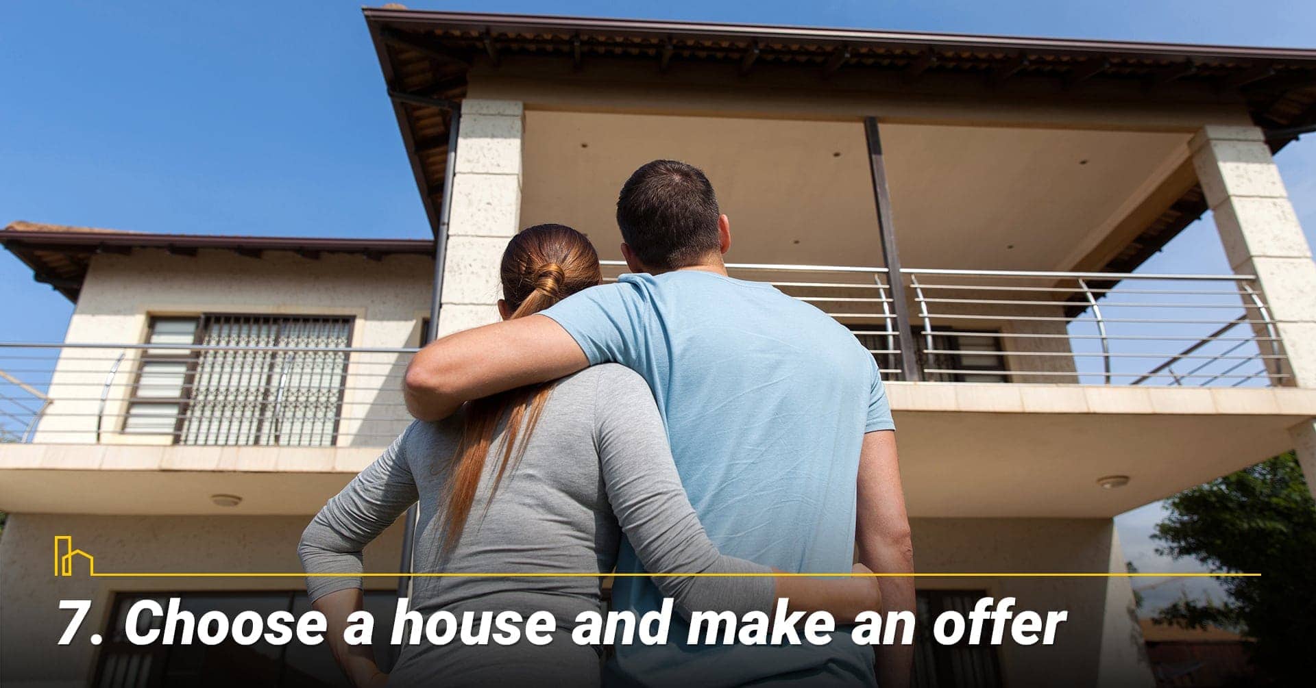 Choose a house and make an offer, make your decision