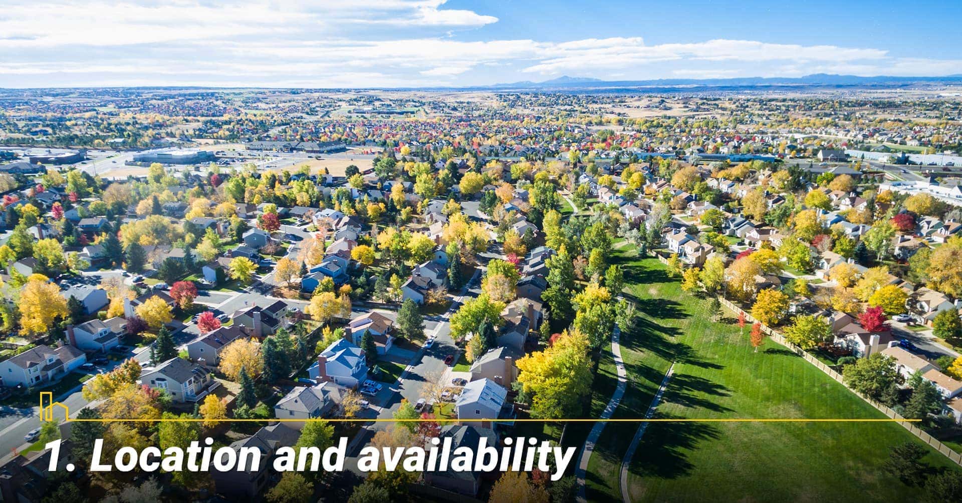 Location and availability, location location location Location and availability, location location location