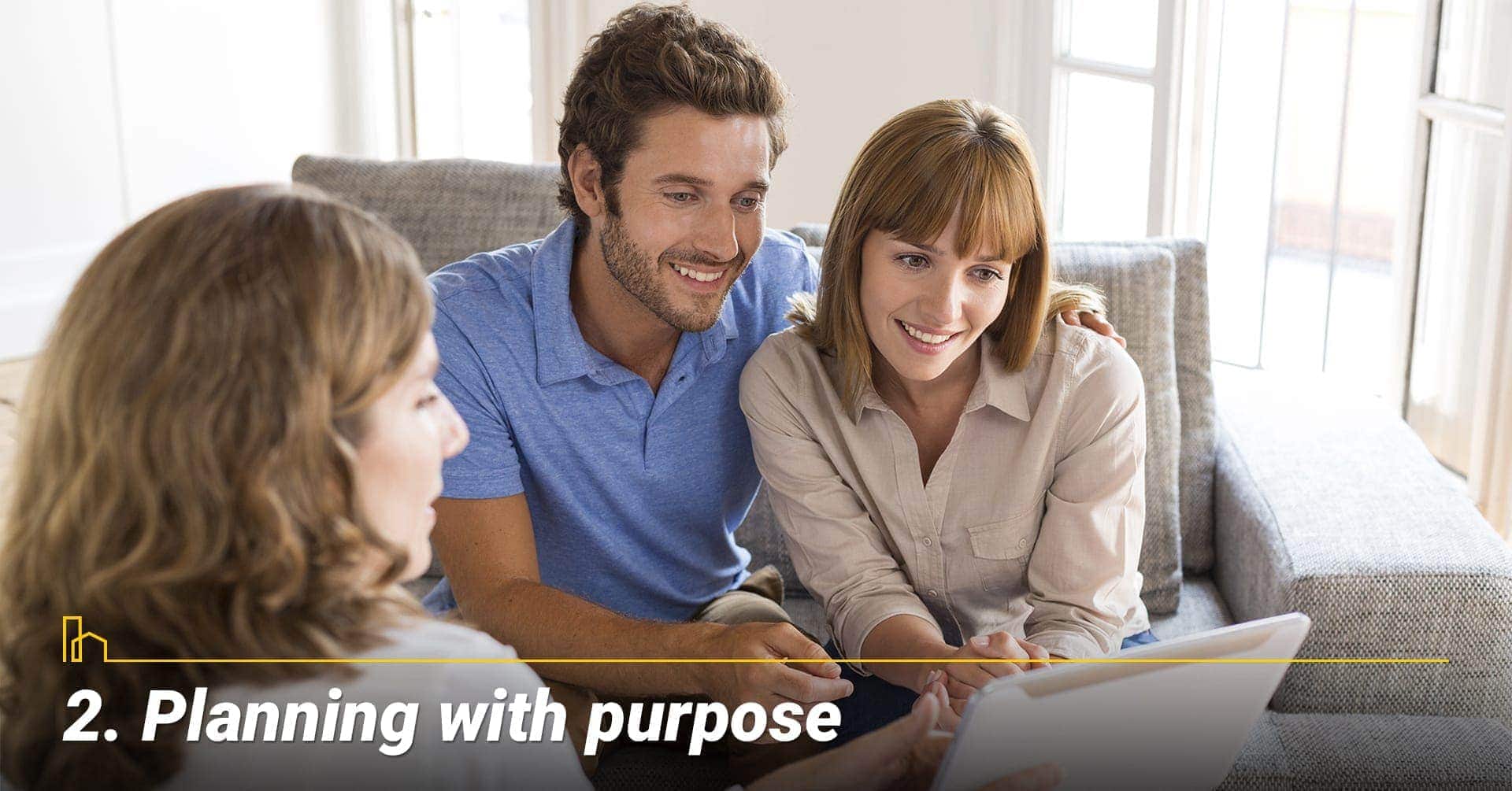 Planning with purpose, plan strategically Planning with purpose, plan strategically