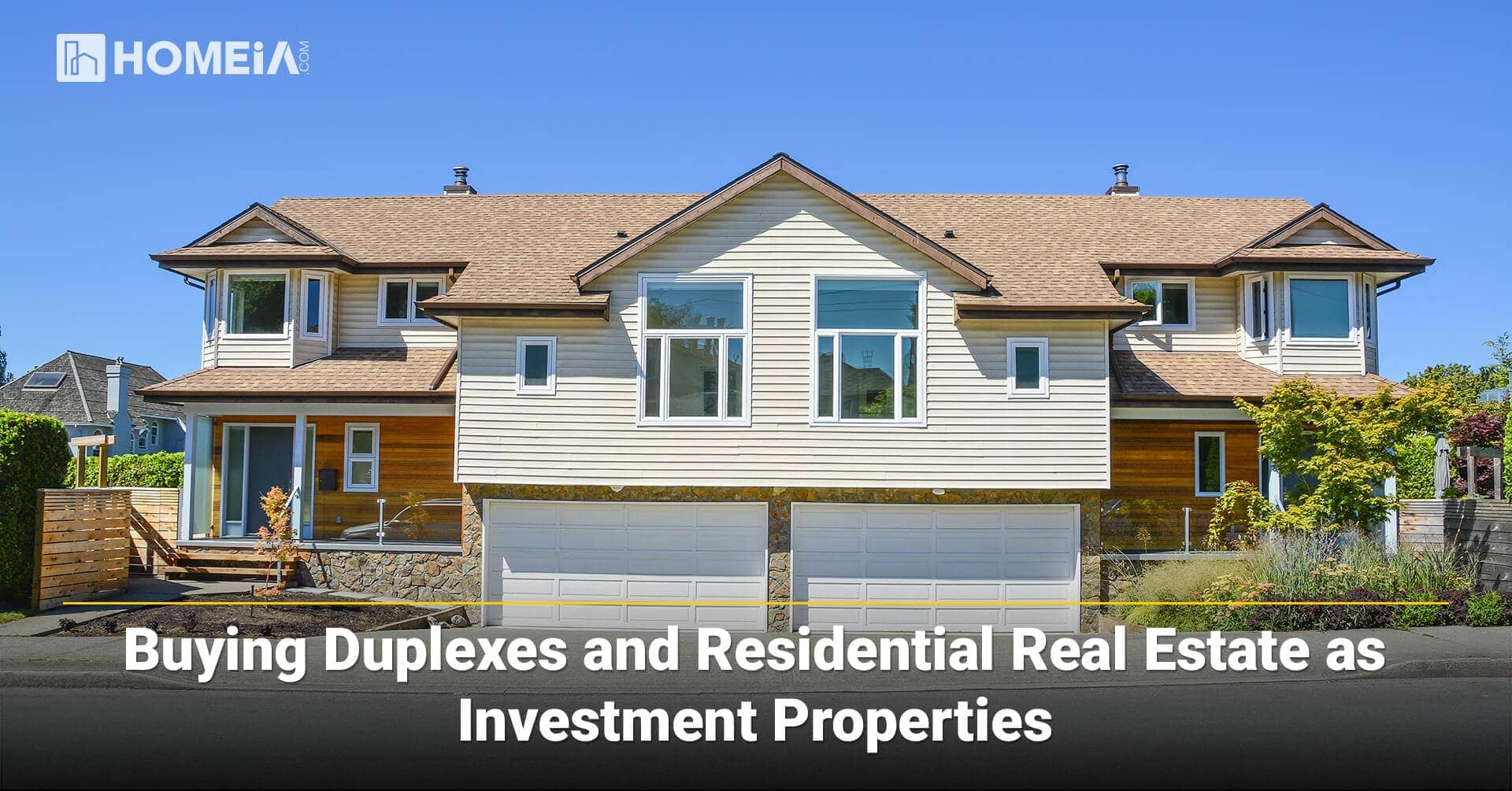 buying duplexes and residential real estate as investment properties