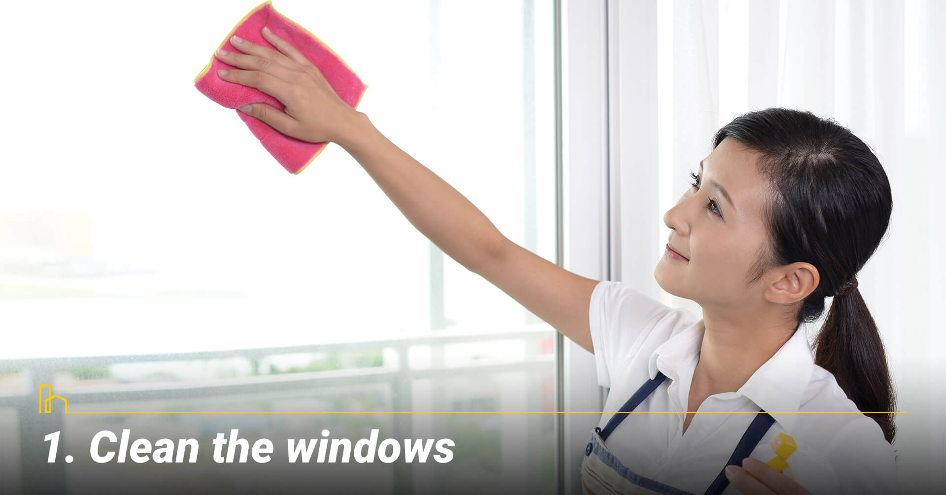 Clean the windows, keep windows clean Clean the windows, keep windows clean