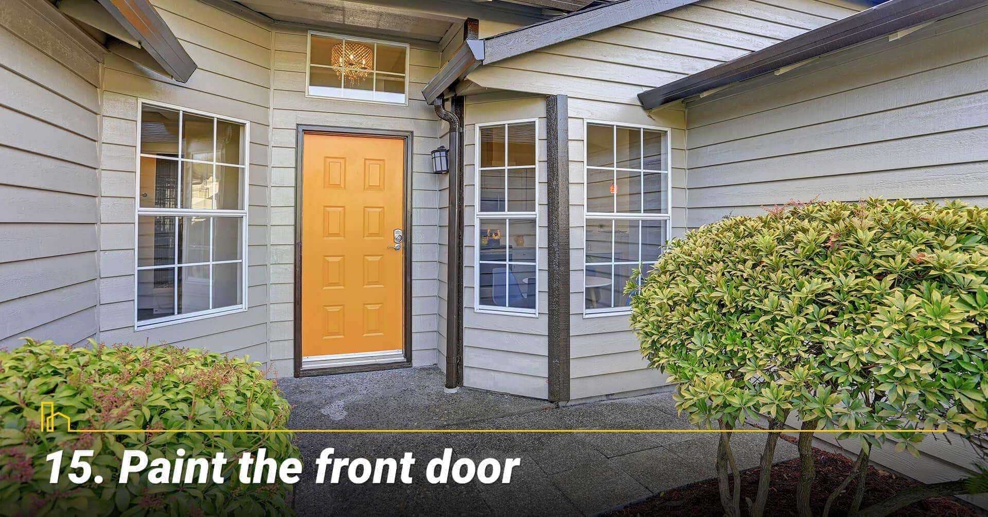 Paint the front door, make the front door looks new Paint the front door, make the front door looks new