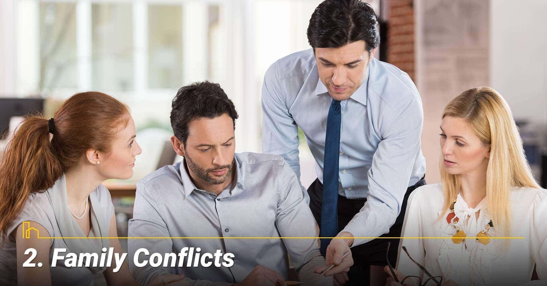 Family Conflicts, prevent family conflicts