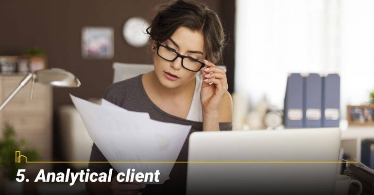 Analytical client, thinker client