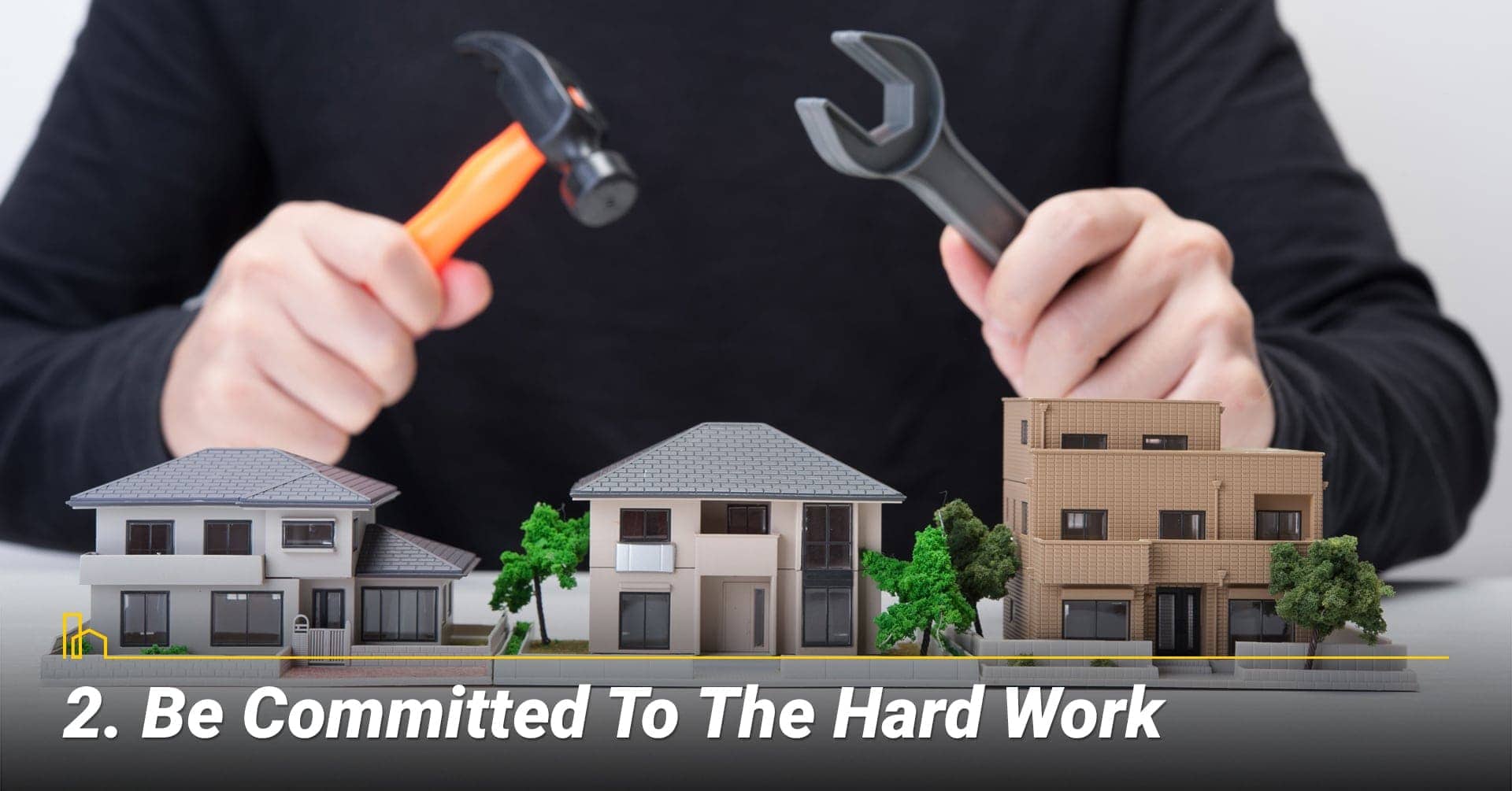 Be Committed to the Hard Work, be ready to work hard