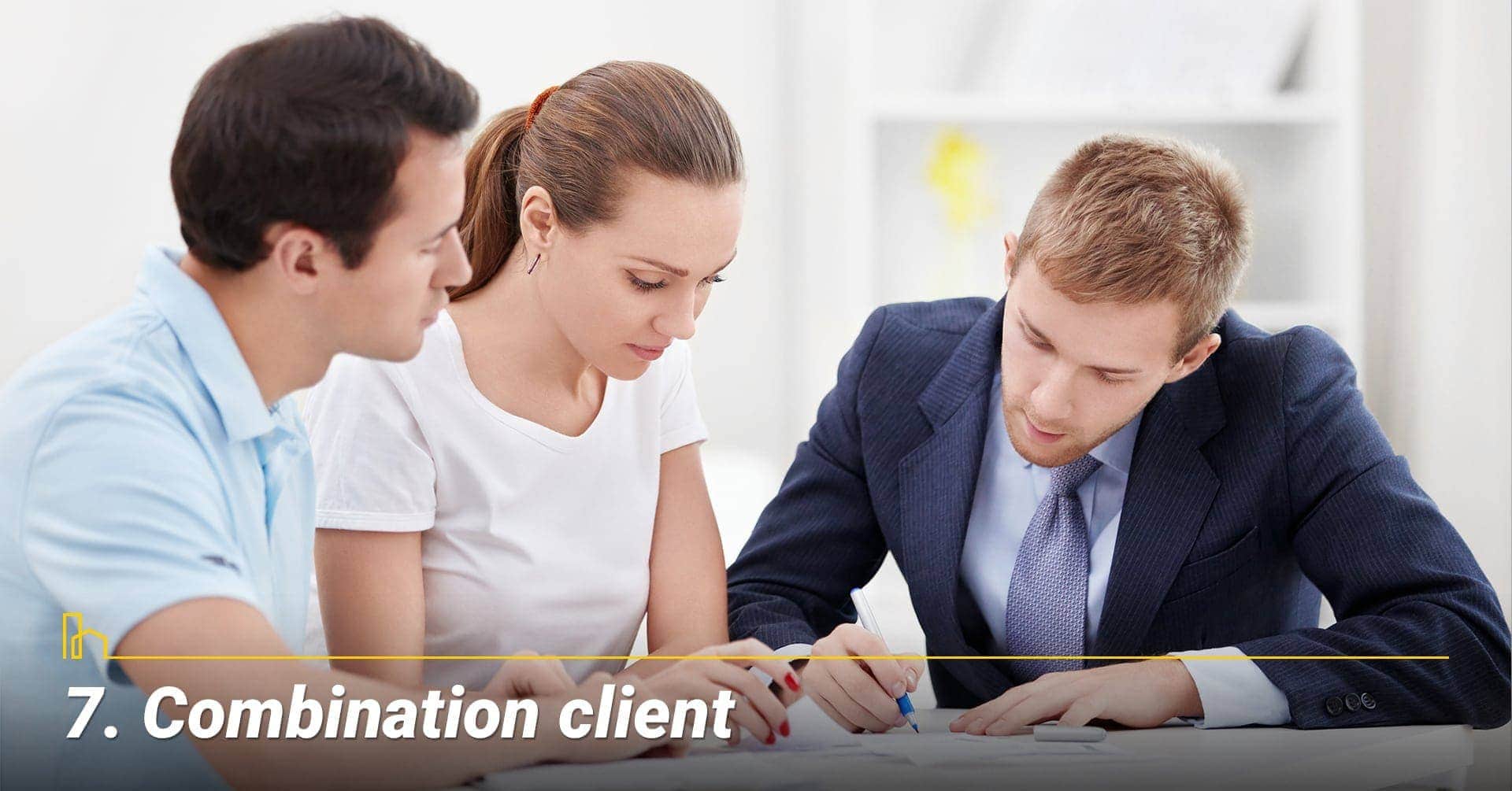 Combination client, client of all traits