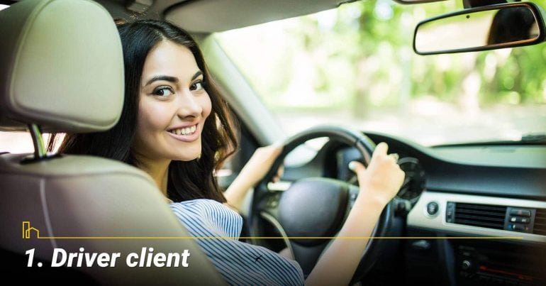 Driver client, aggressive client