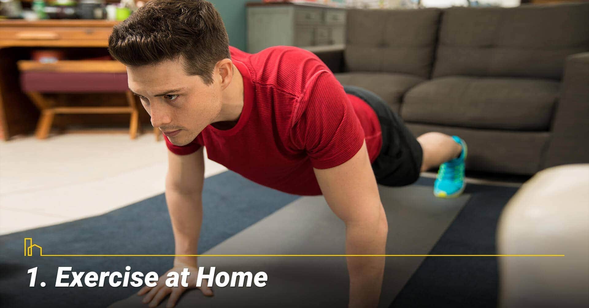 Exercise at Home, workout at home
