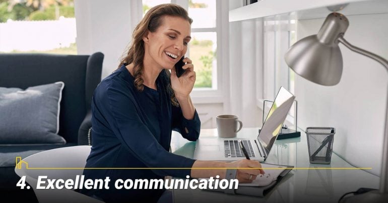 Excellent communication, respond timely to tenants' questions