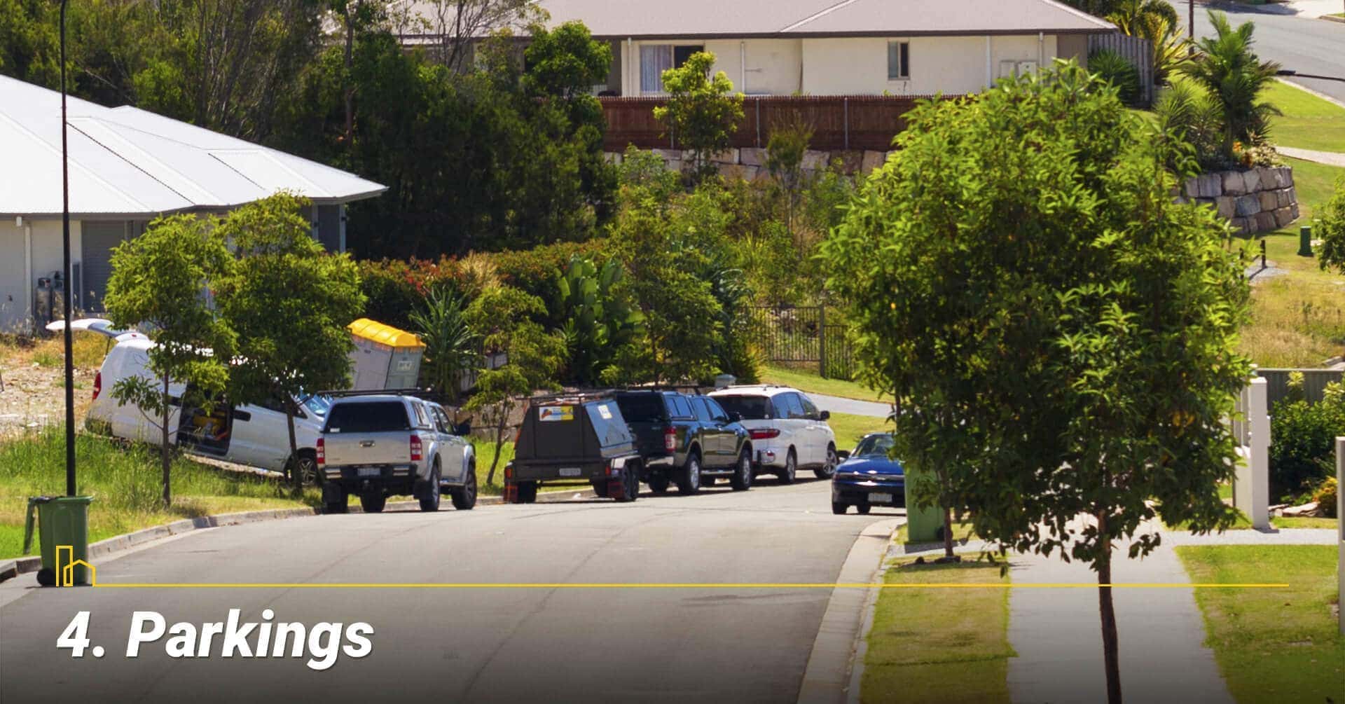 Parkings policy, parking in the association