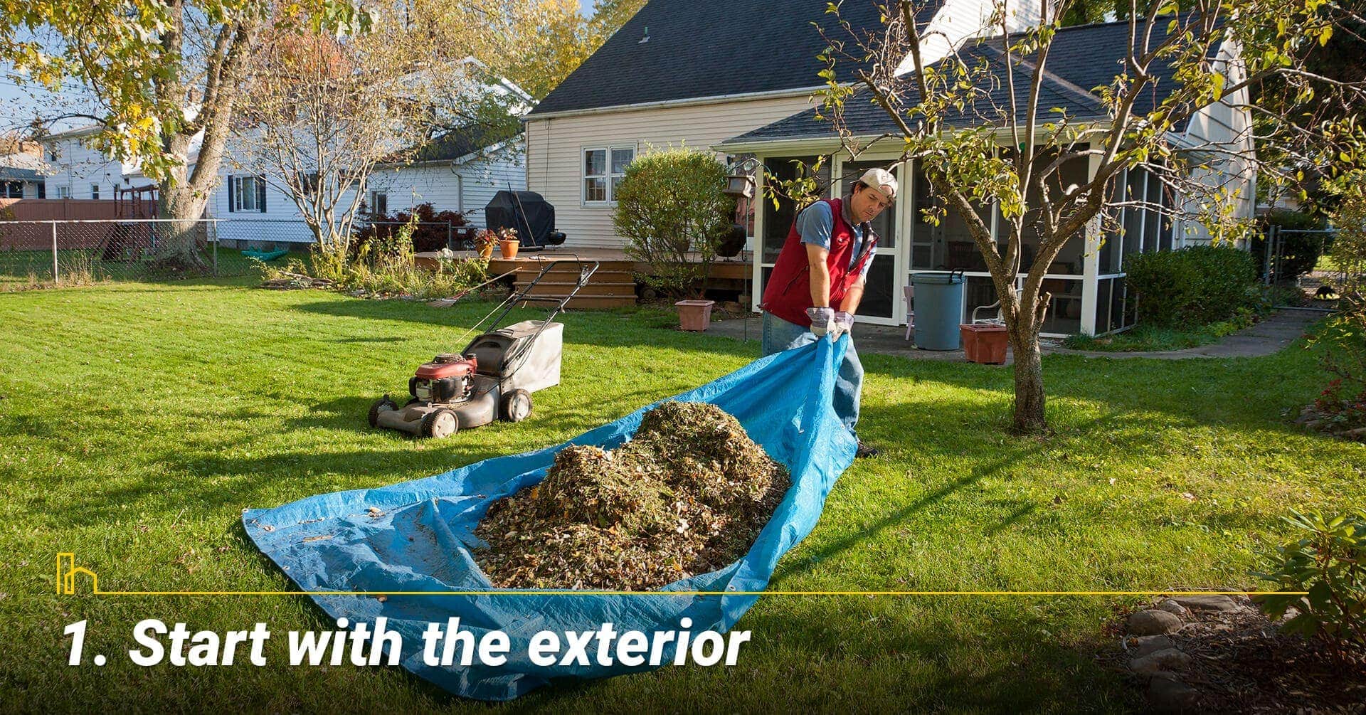 Start with the exterior, keep the exterior clean Start with the exterior, keep the exterior clean