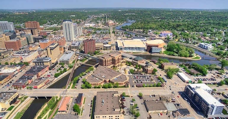 Large city with easy access, Rochester, MN
