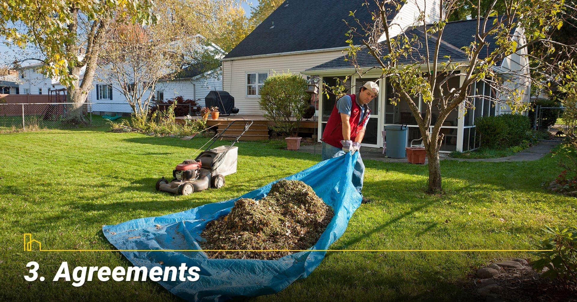 Agreements, make it clear in the agreement