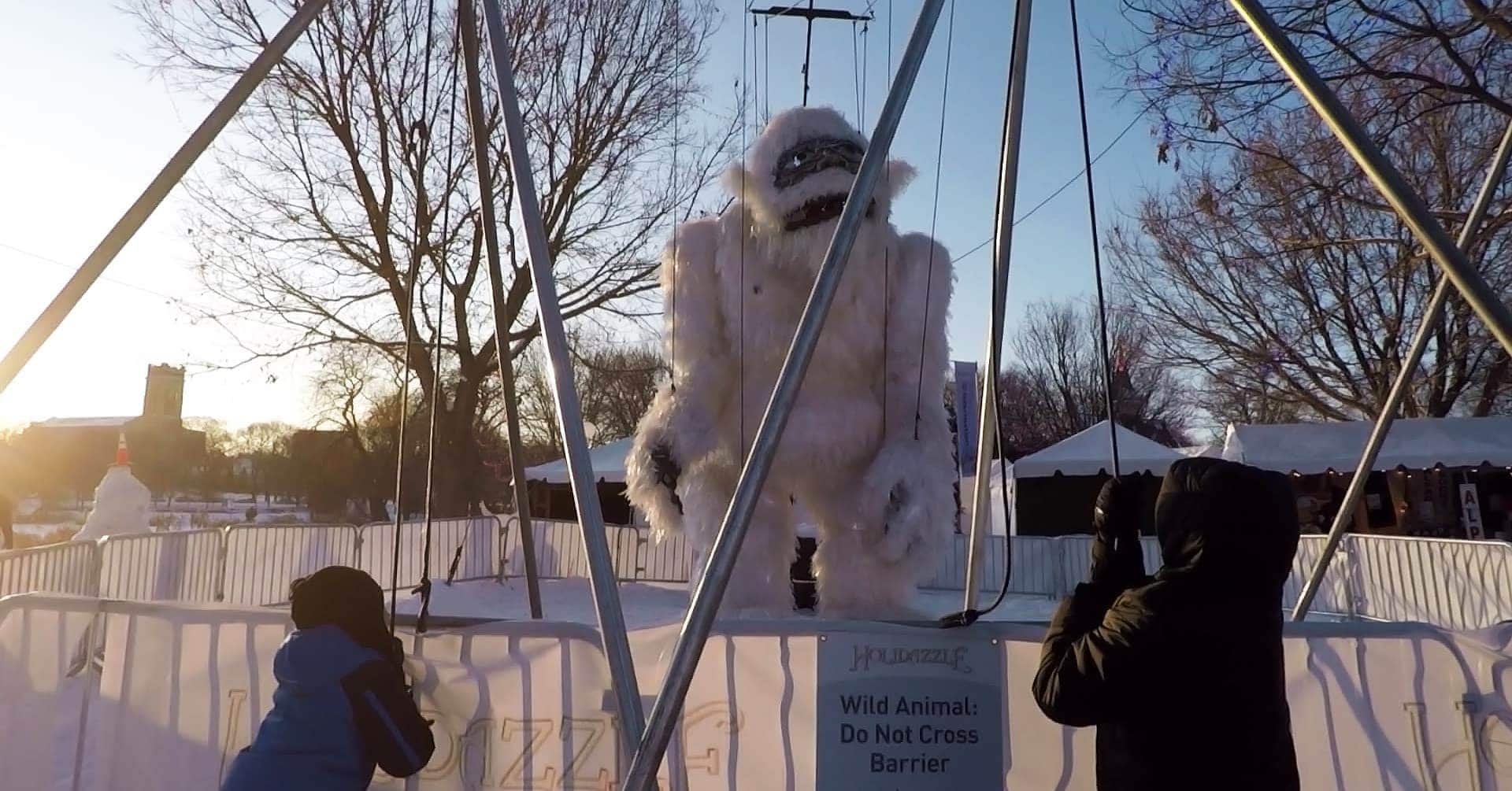 the Holidazzle in Loring Park