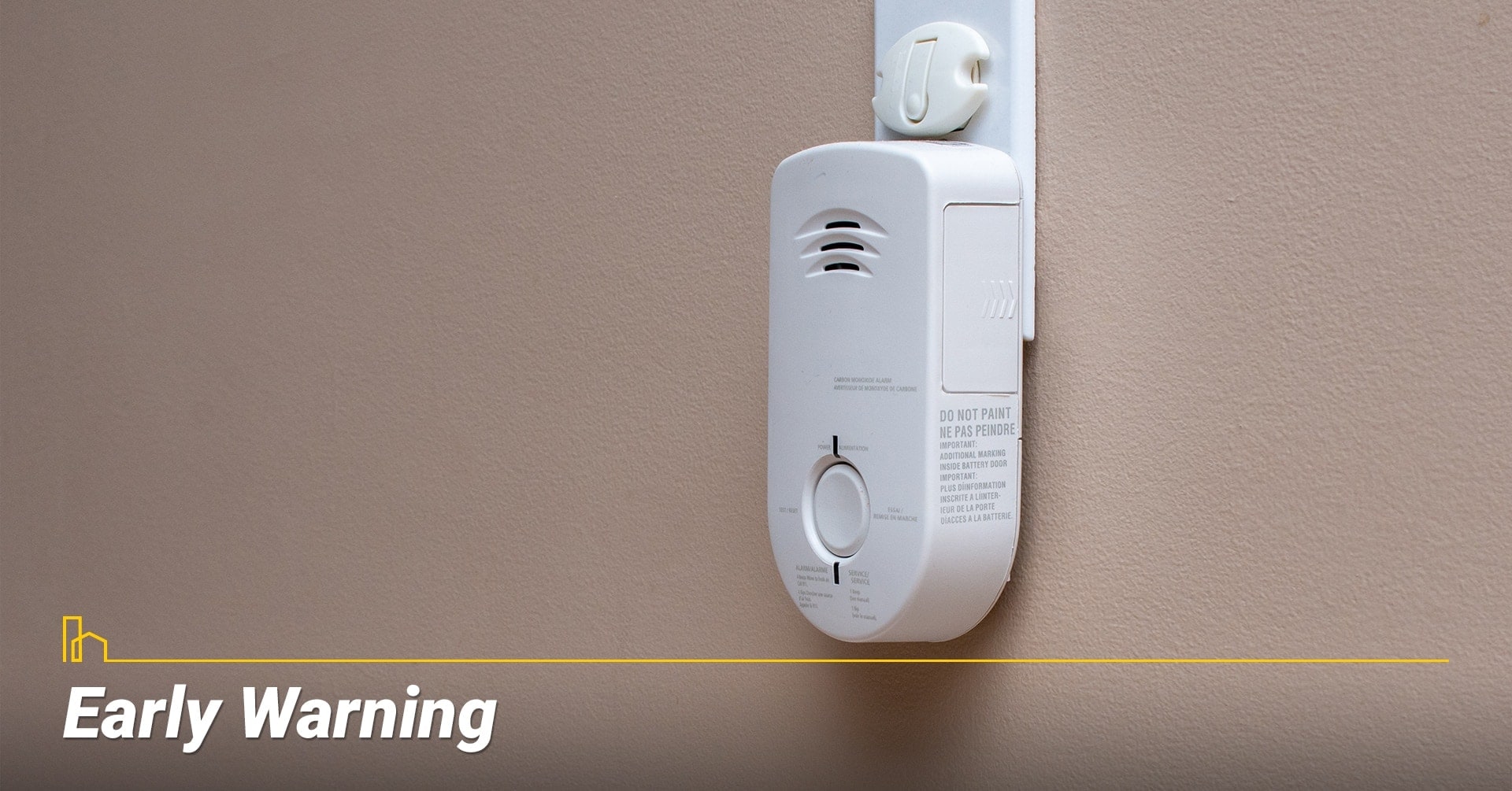 Early Warning, use alarm for safety feature