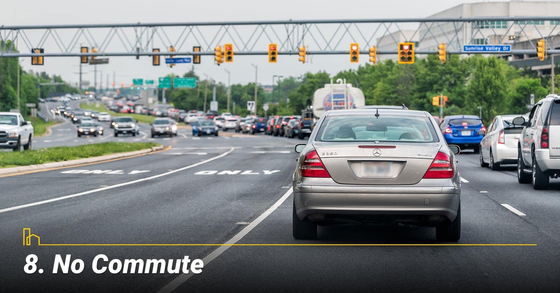 No Commute, no traffic No Commute, no traffic