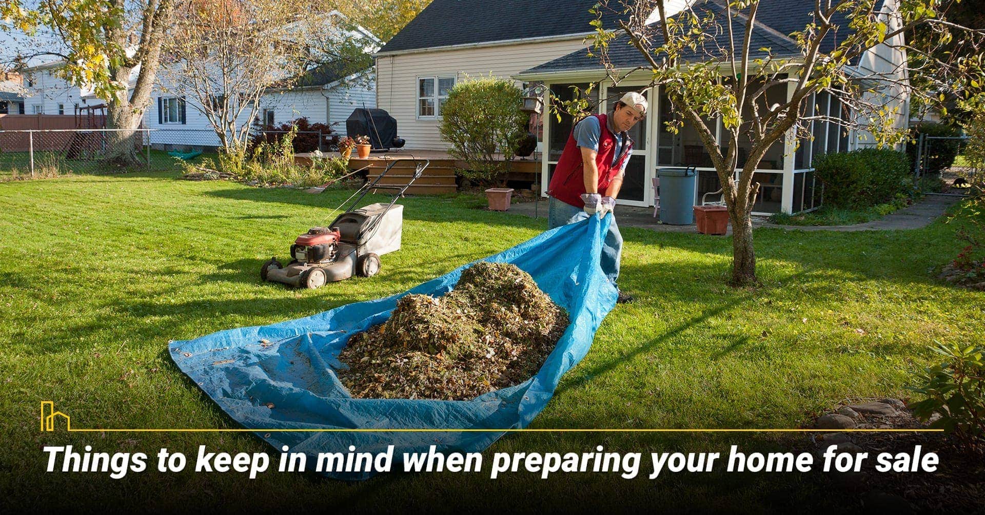 Things to keep in mind when preparing your home for sale. Maintain the exterior well