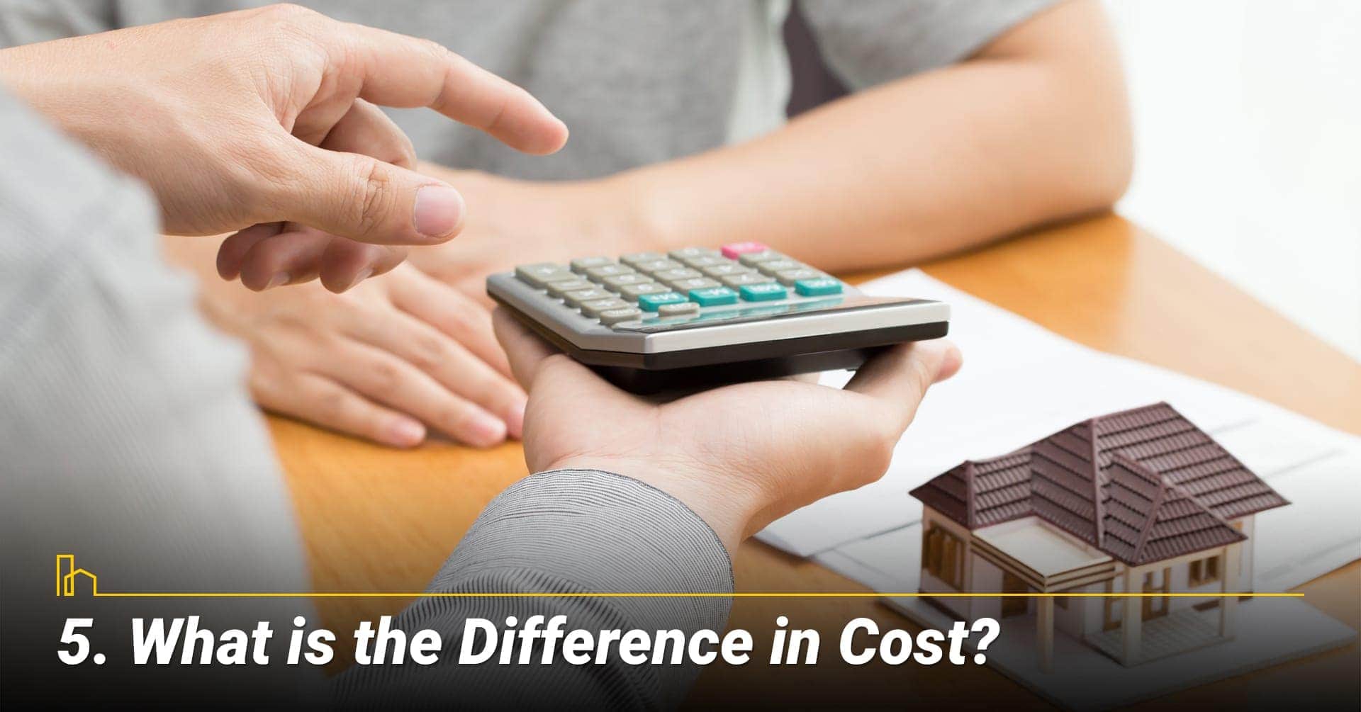 What is the Difference in Cost? costs for site-built and manufactured homes