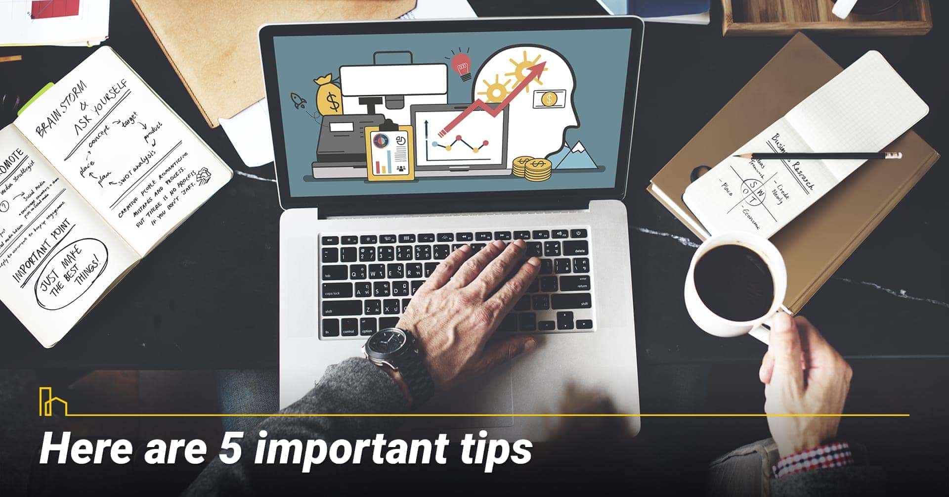 Here are 5 important tips, five tips to market your professional profile