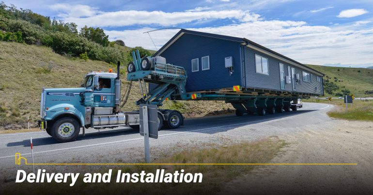 Delivery and Installation