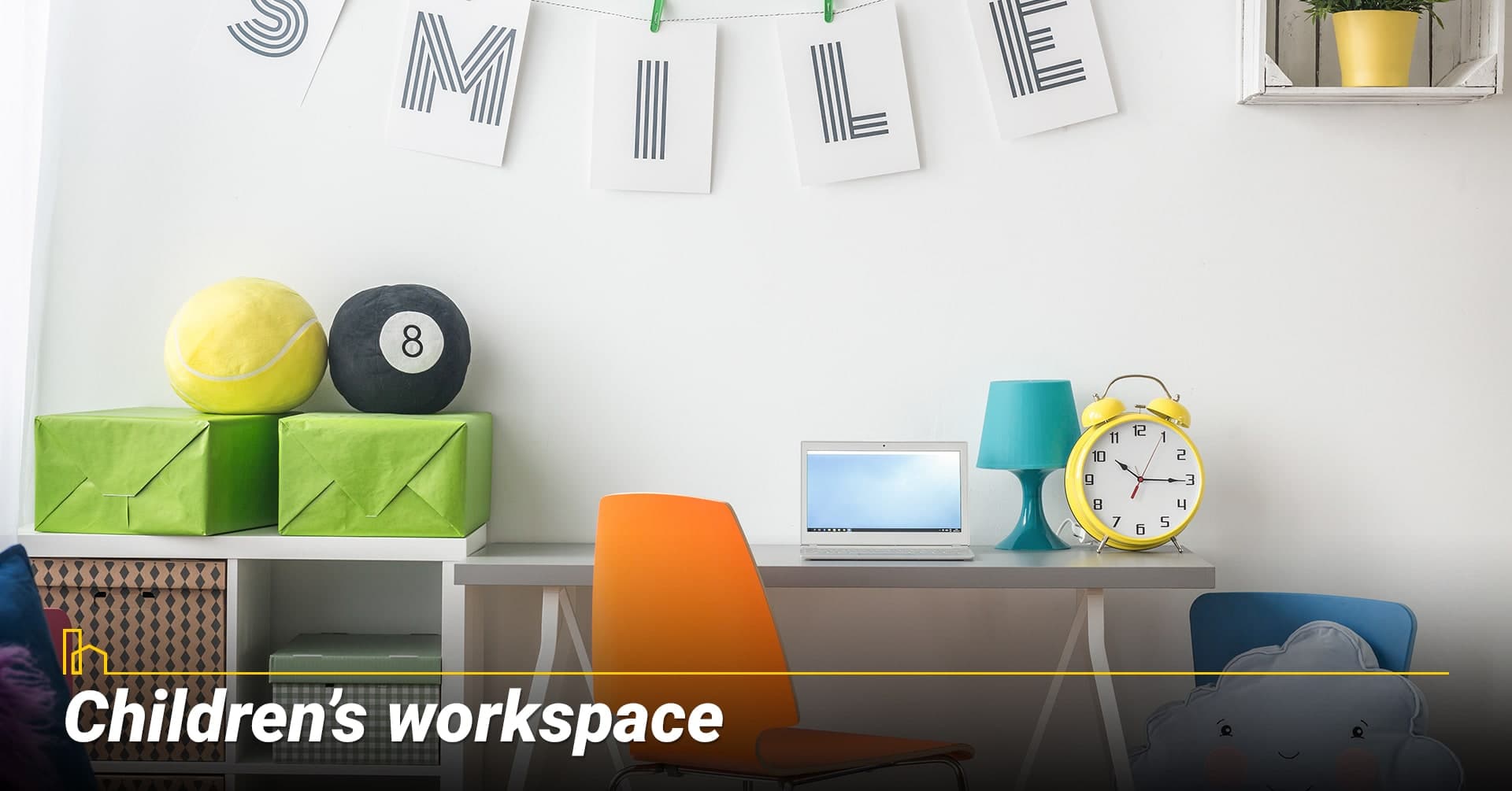 Children’s workspace, set up a play area for your child(ren) Children’s workspace, set up a play area for your child(ren)