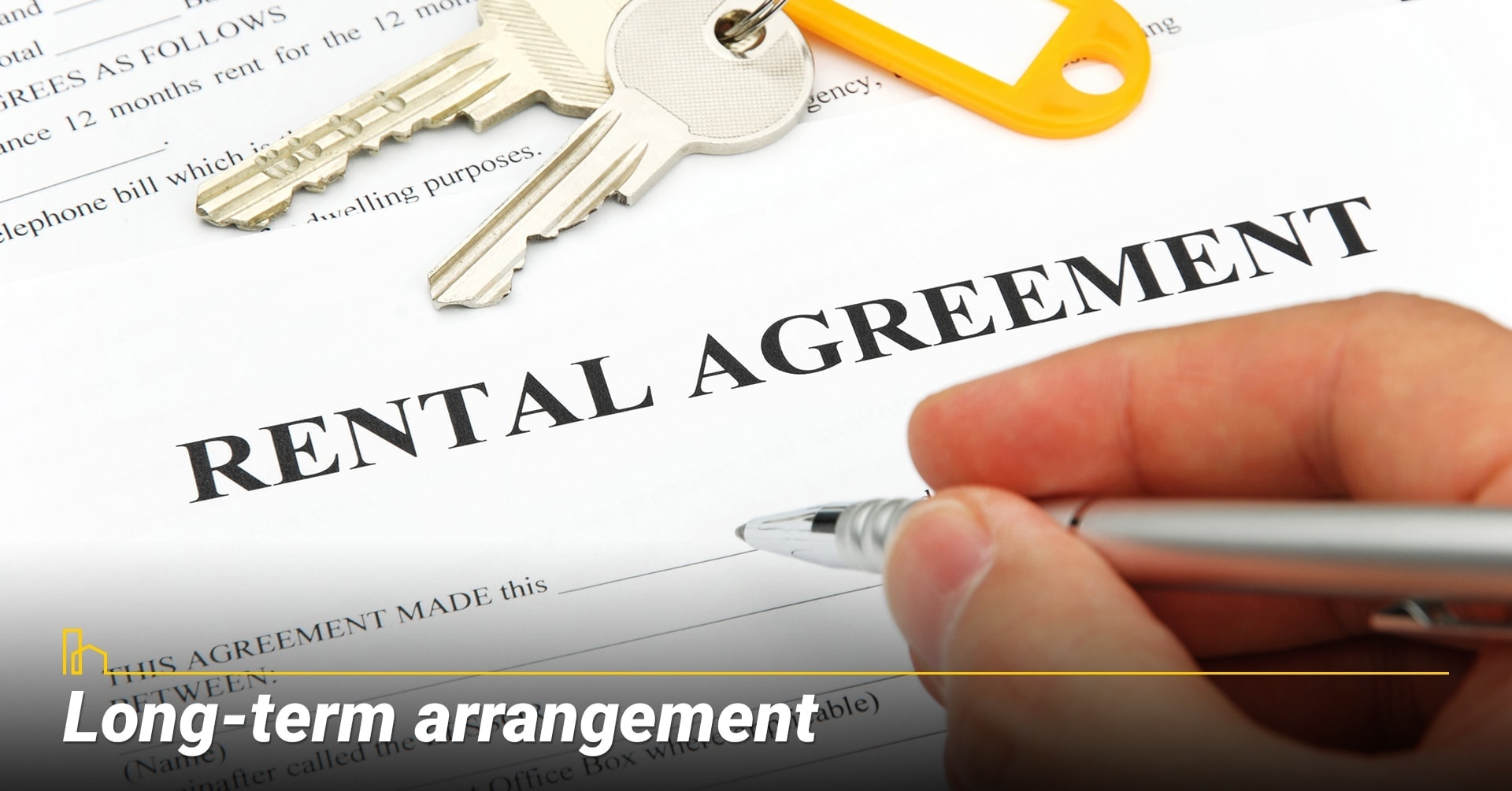 Long-term arrangement, terms of agreement