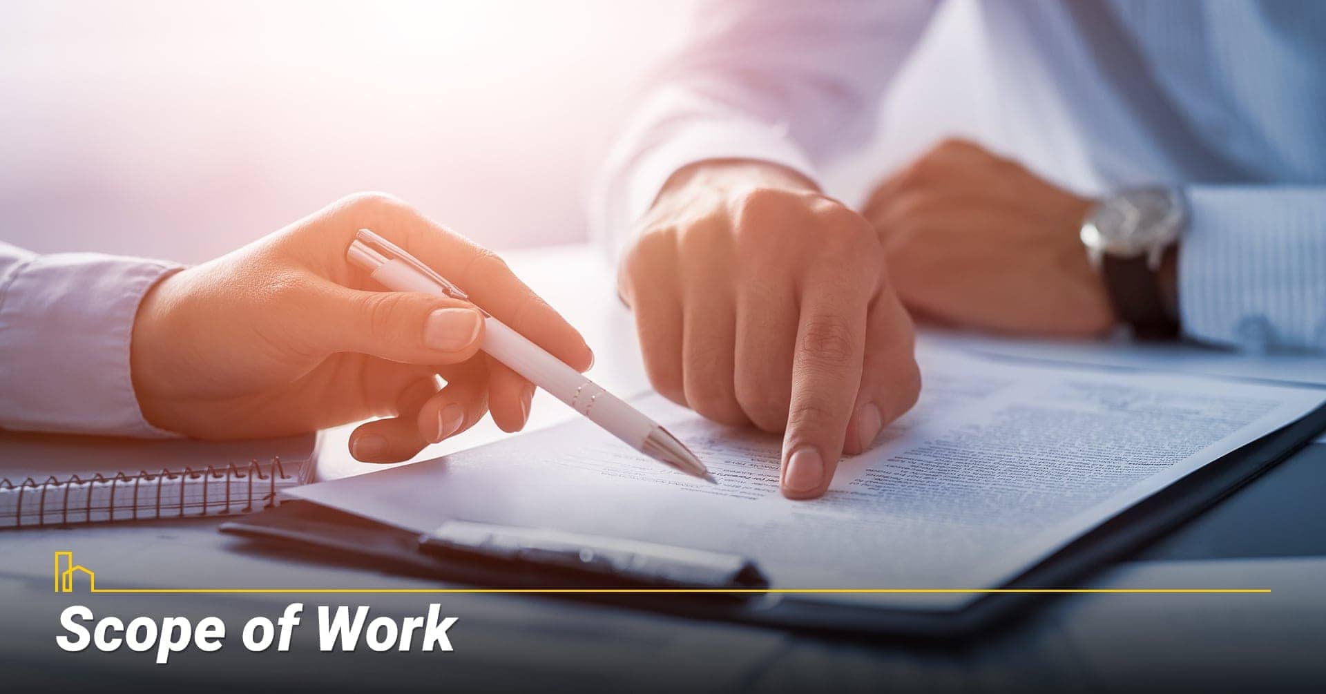 Scope of Work, size of the project Scope of Work, size of the project