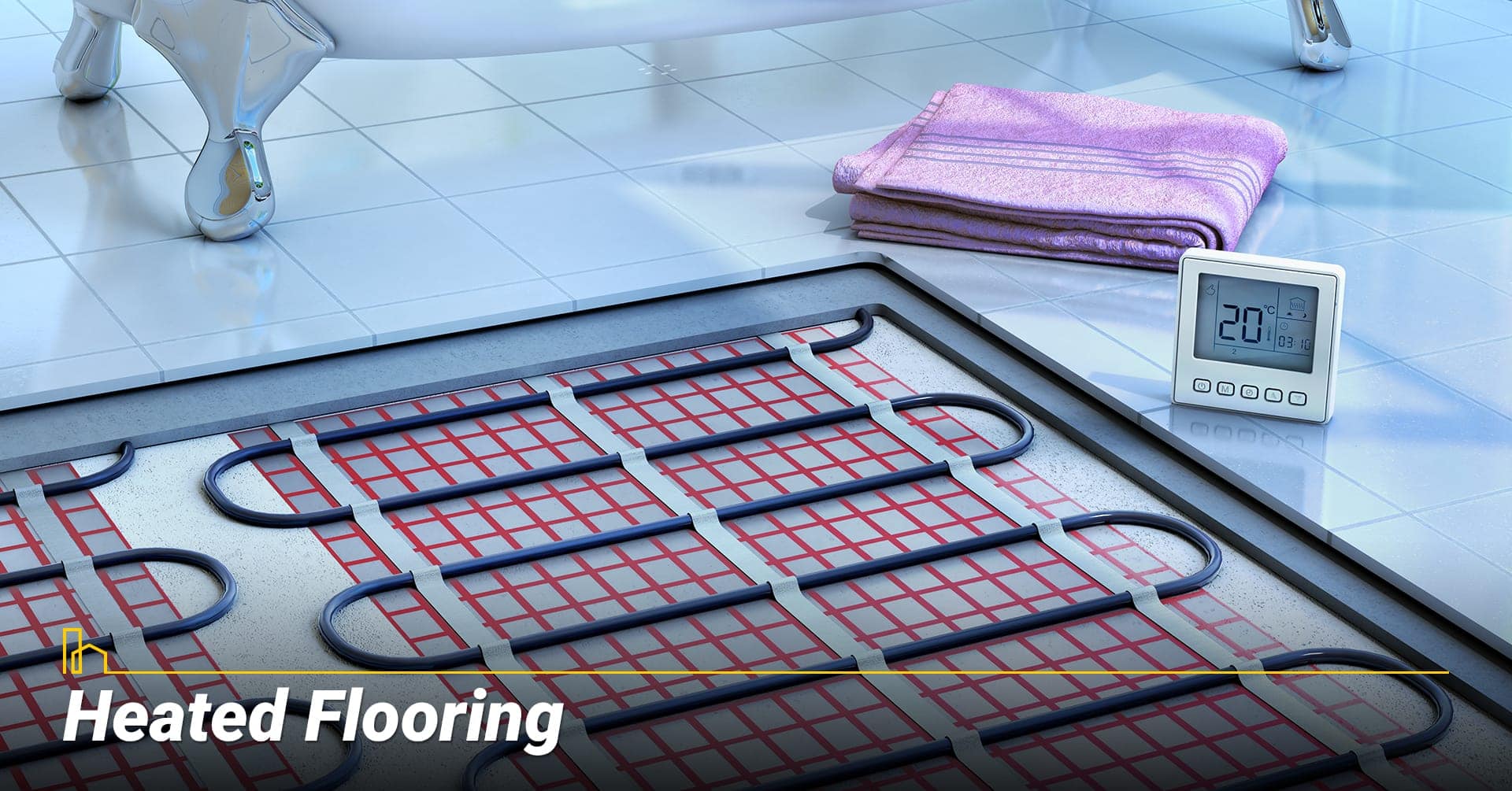 Heated Flooring, keep your floor warm