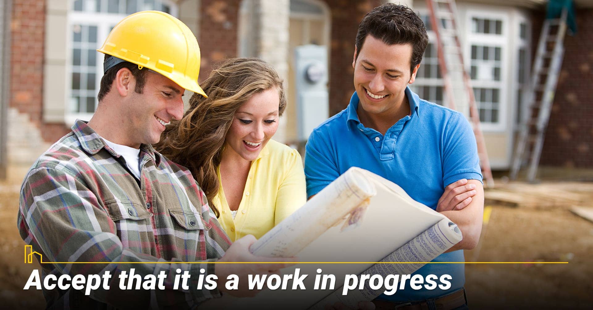 Accept that it is a work in progress, it will take time