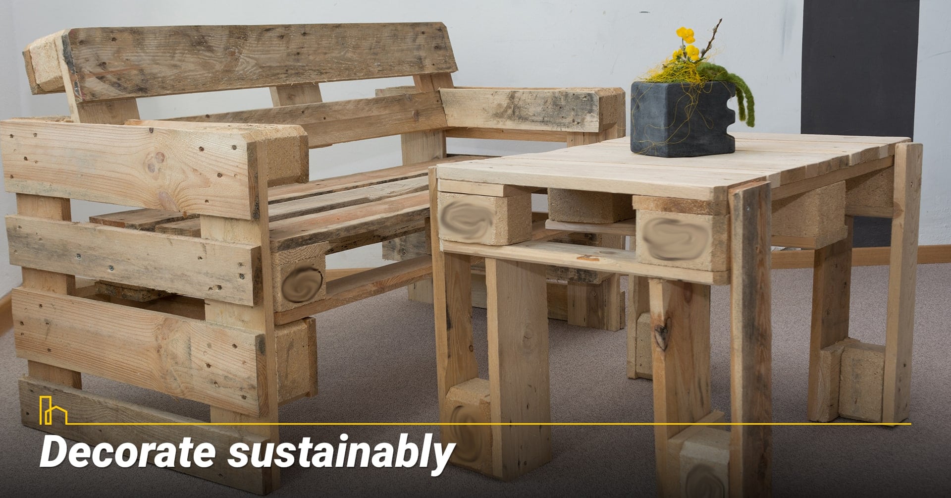 Decorate sustainably, design with environment in mind