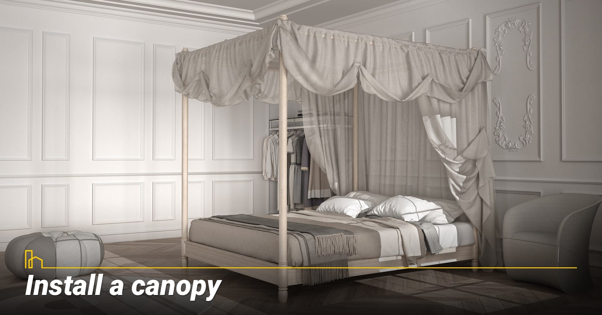 Install a canopy, make good use of canopy