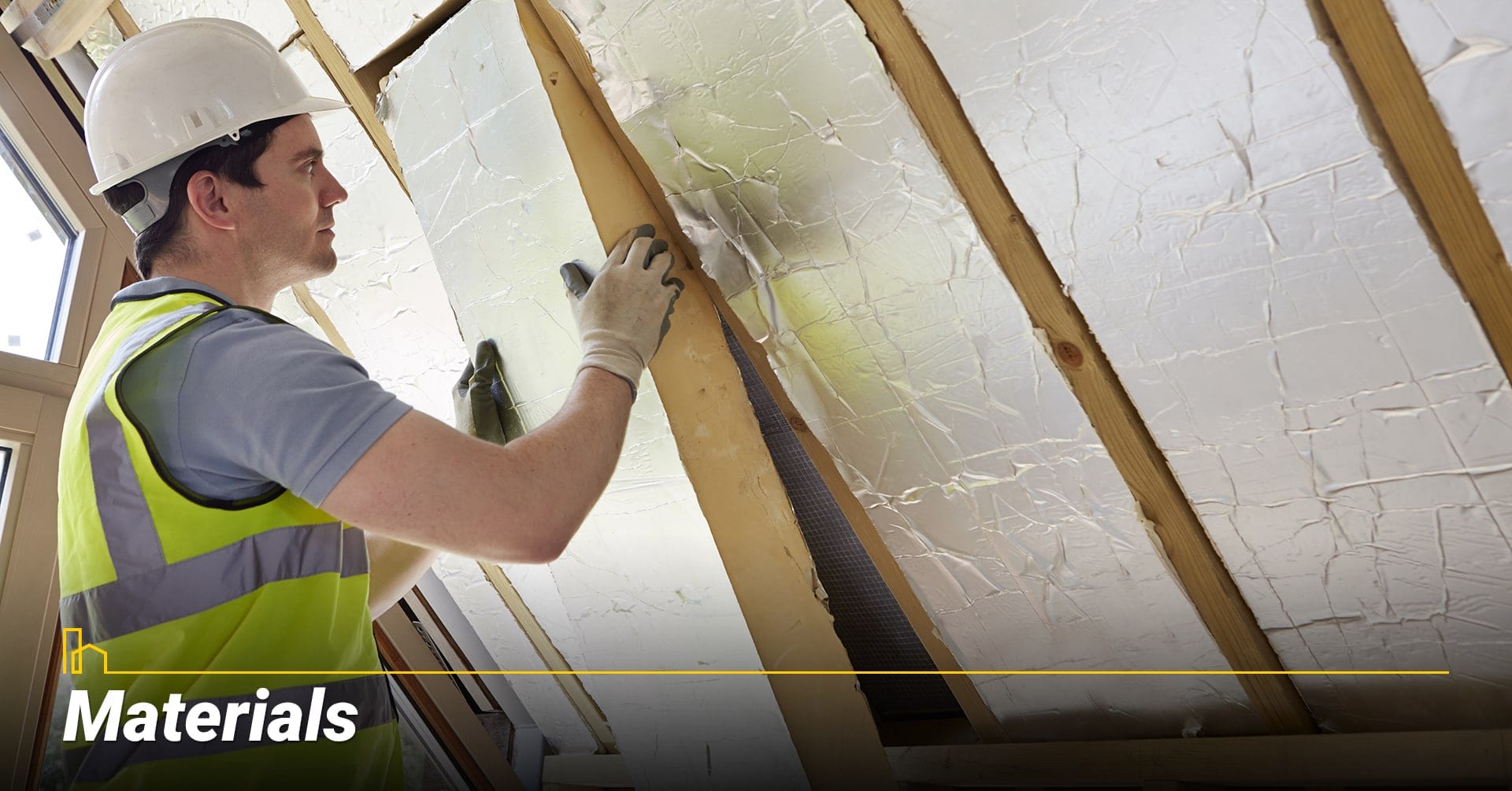 Materials, different materials for insulation