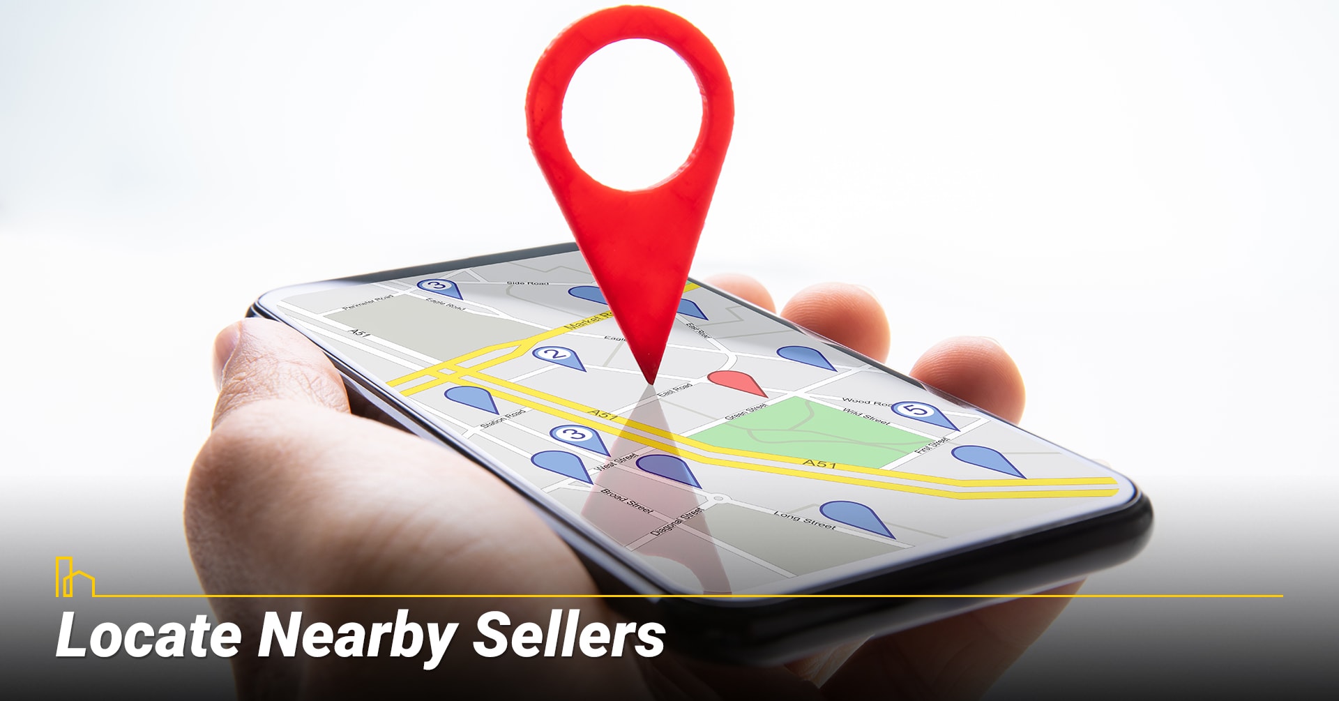 Locate Nearby Sellers, look for local sellers Locate Nearby Sellers, look for local sellers