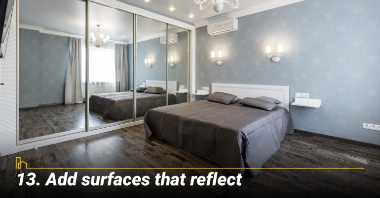 Add surfaces that reflect