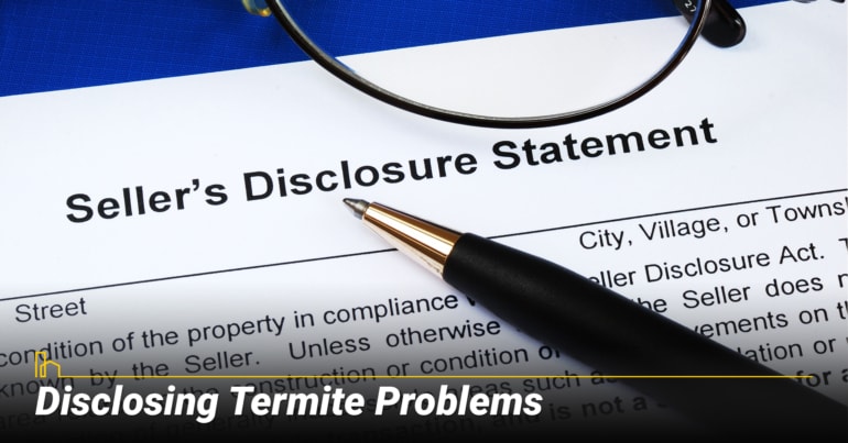 Disclosing Termite Problems
