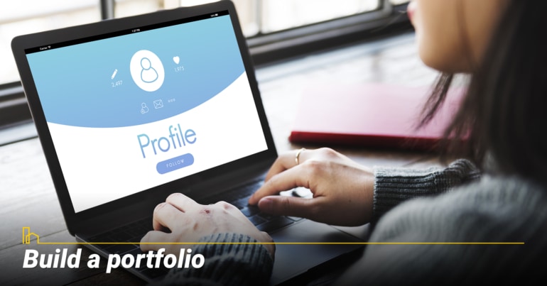 build a portfolio build a portfolio