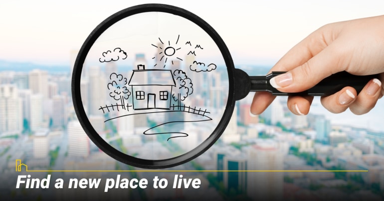 Find a new place to live Find a new place to live