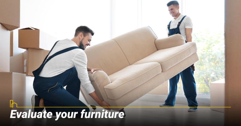 Evaluate your furniture Evaluate your furniture