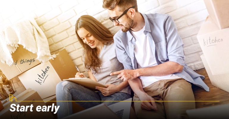 Start early Start early