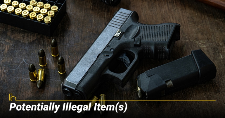 Potentially Illegal Item(s)