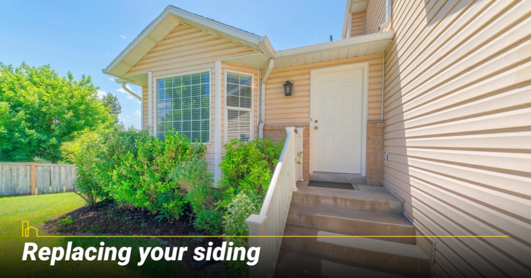 Replacing your siding
