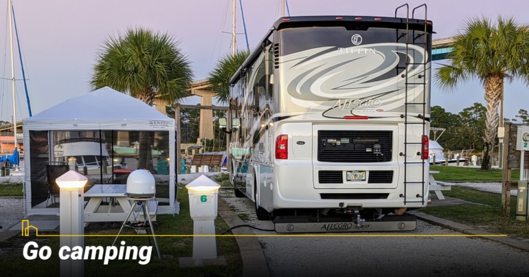 Go camping