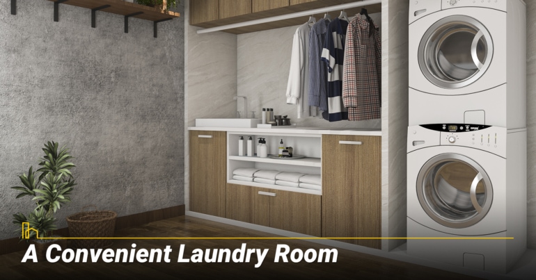 A Convenient Laundry Room