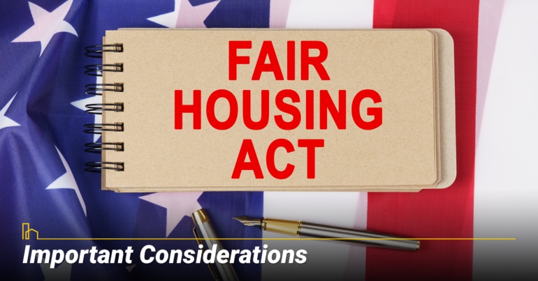 Important Considerations