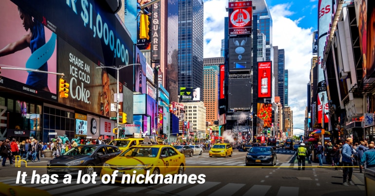 It has a lot of nicknames. It has a lot of nicknames.