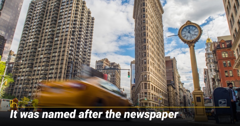 It was named after the newspaper. It was named after the newspaper.