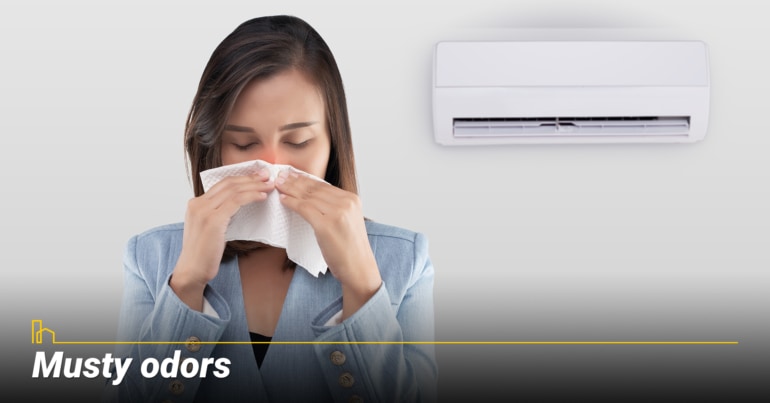 Musty odors