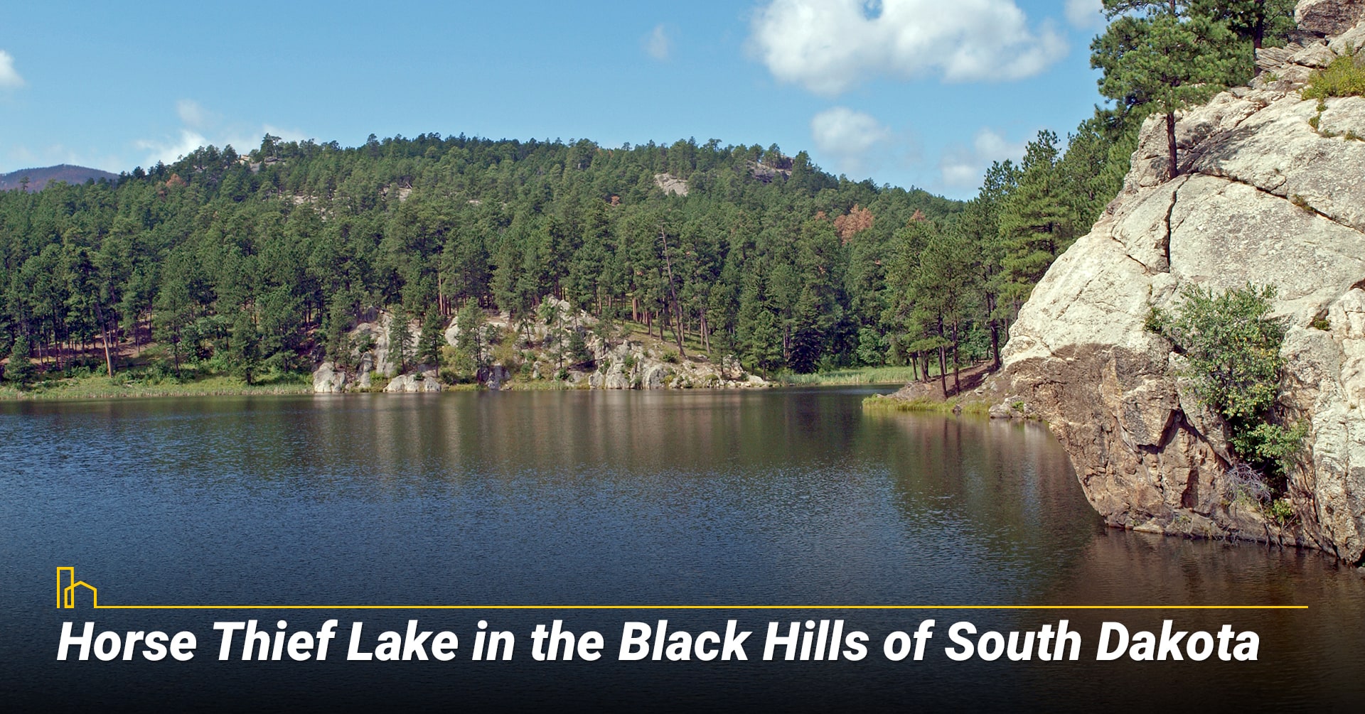 Horse Thief Lake in the Black Hills of South Dakota